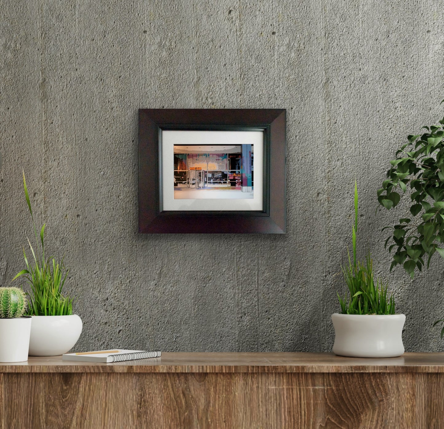 Wine Bar, Framed Print