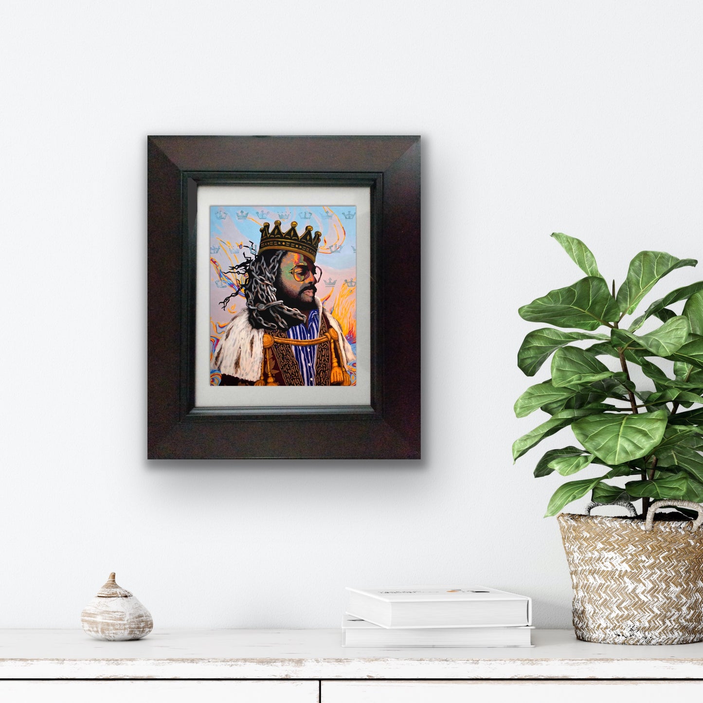 BLM, Framed Print