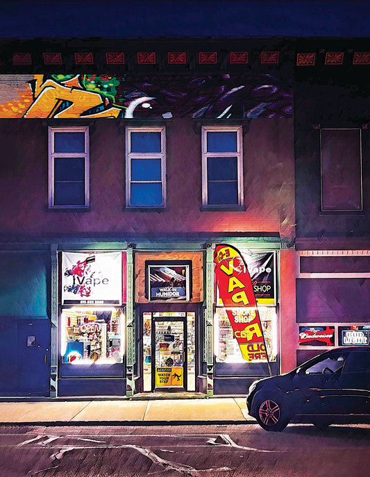 Vape Store @ Night