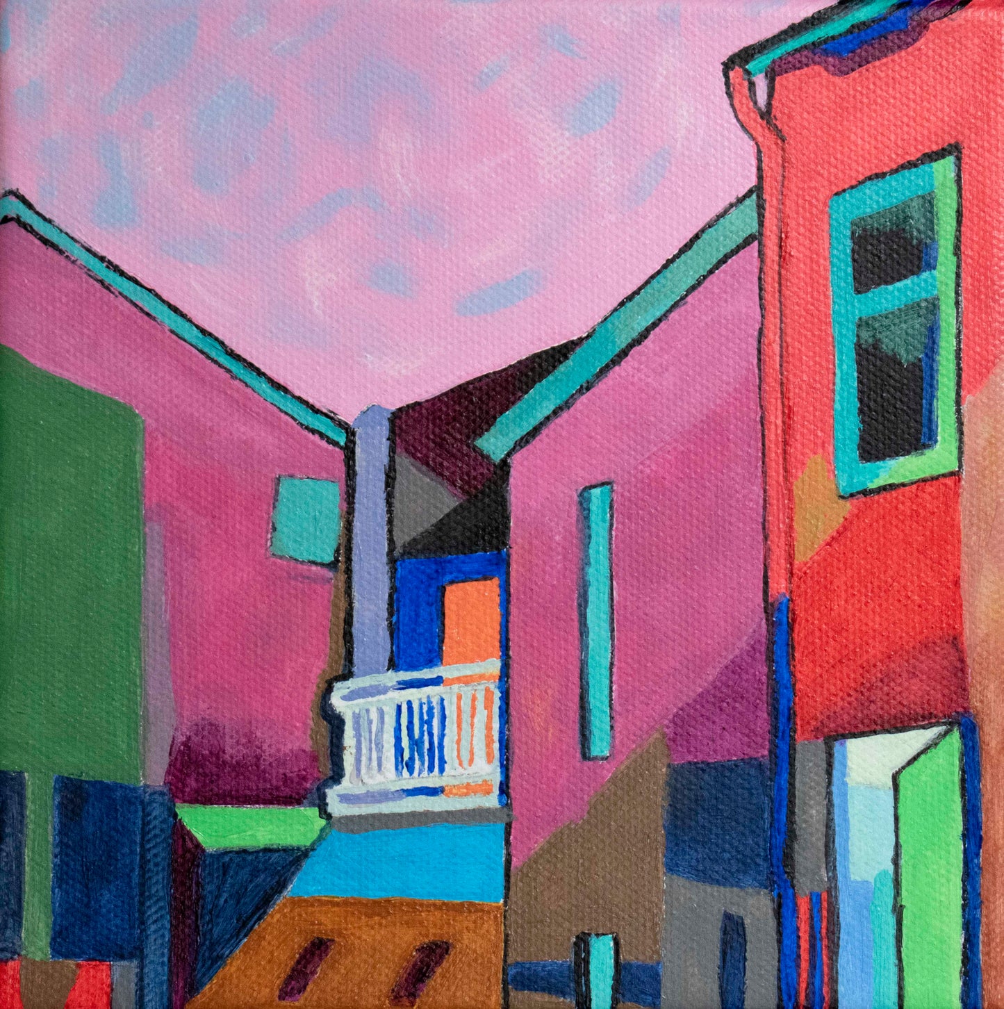 View From a Norwegian Hotel 6 x 6
