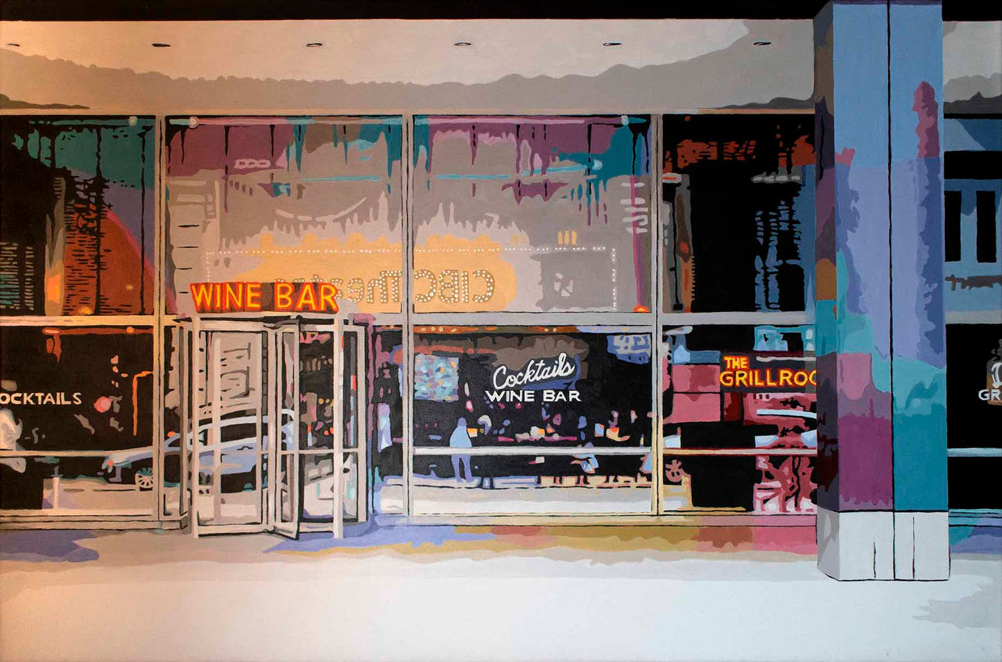 Wine Bar, Framed Print