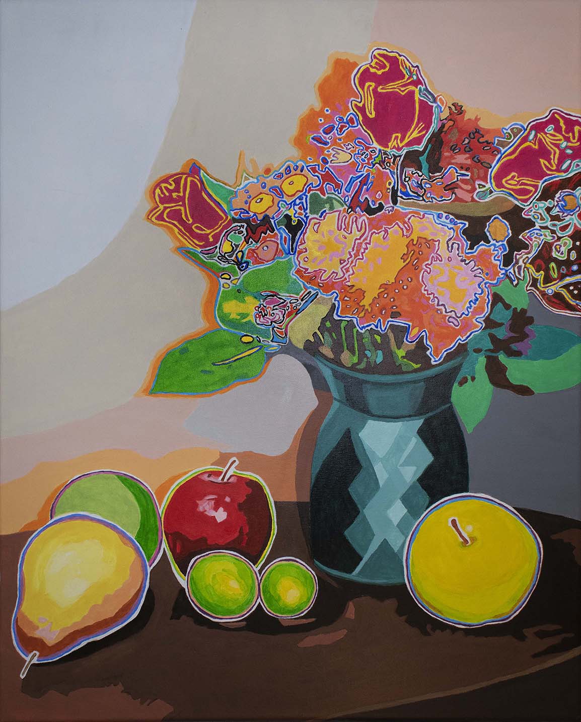 Still-Life with Roses and Fruit