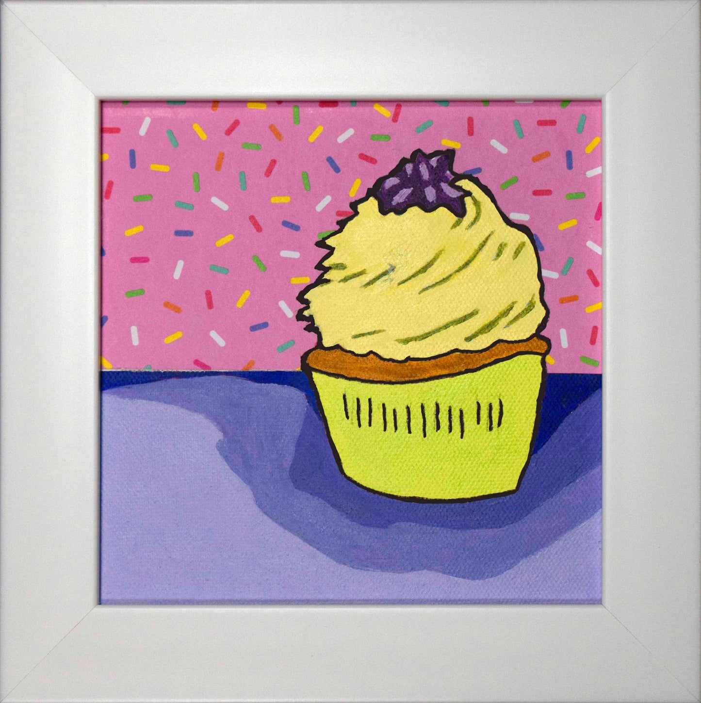 Cupcake w. Sprinkles (w. frame)