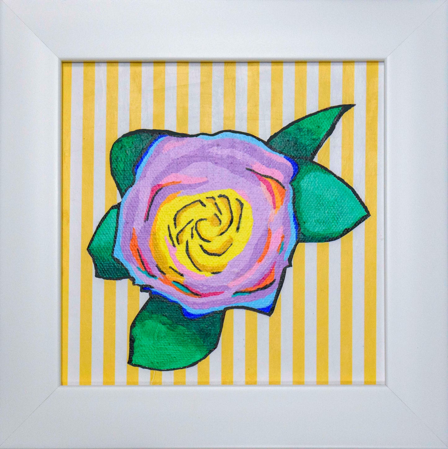 Rose w. Stripes (w. frame)