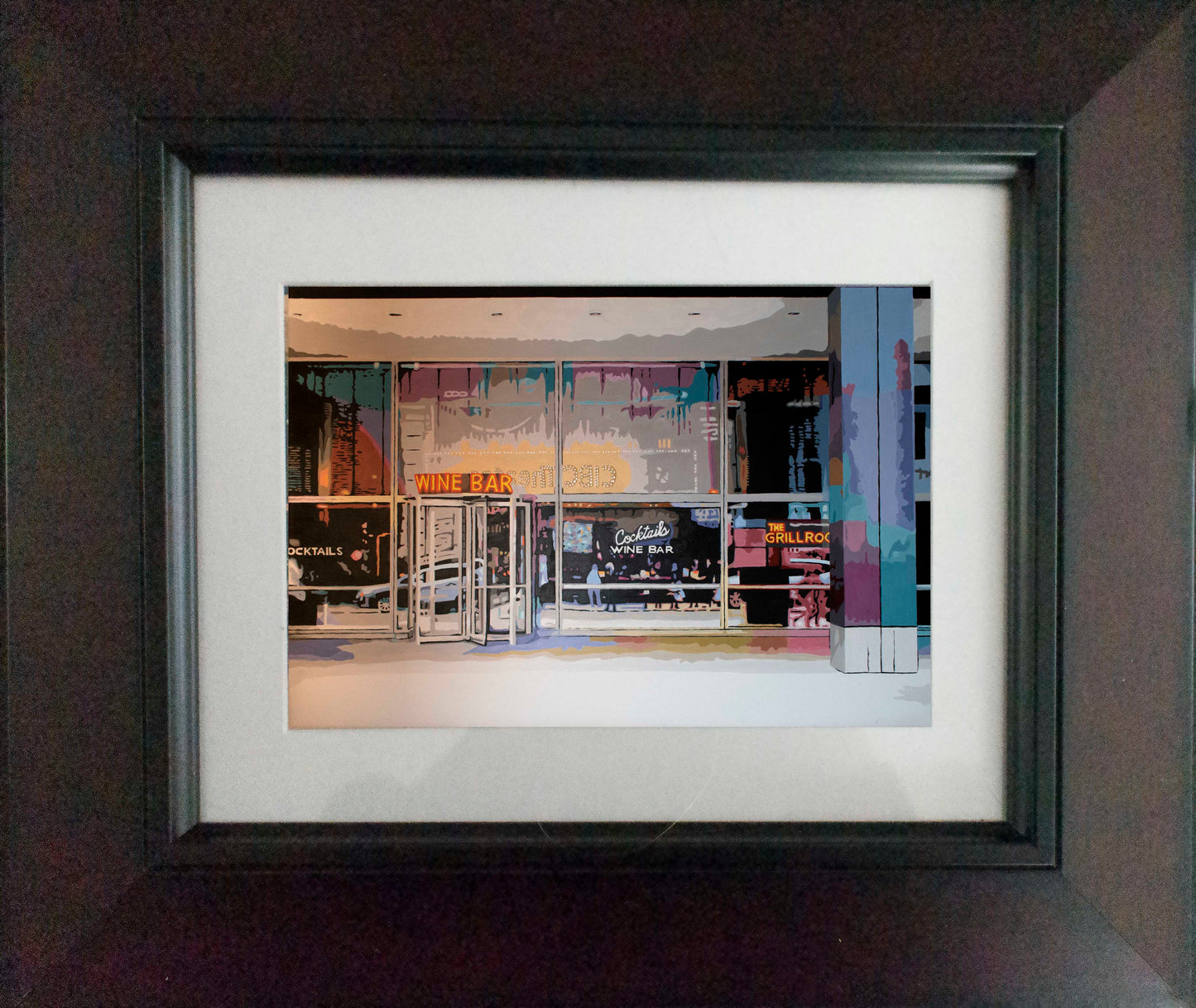 Wine Bar, Framed Print