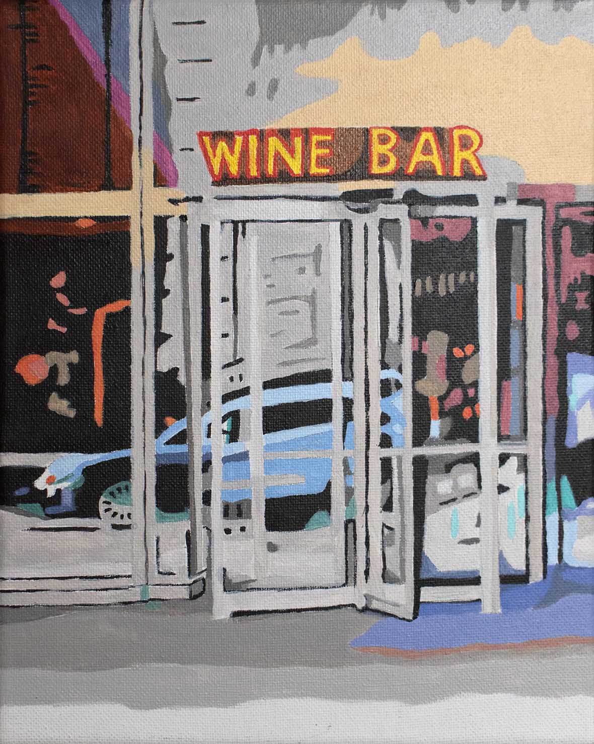 Wine Bar Revolving Door